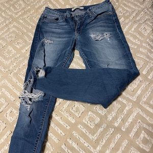 KanCan Distressed Skinny Jeans